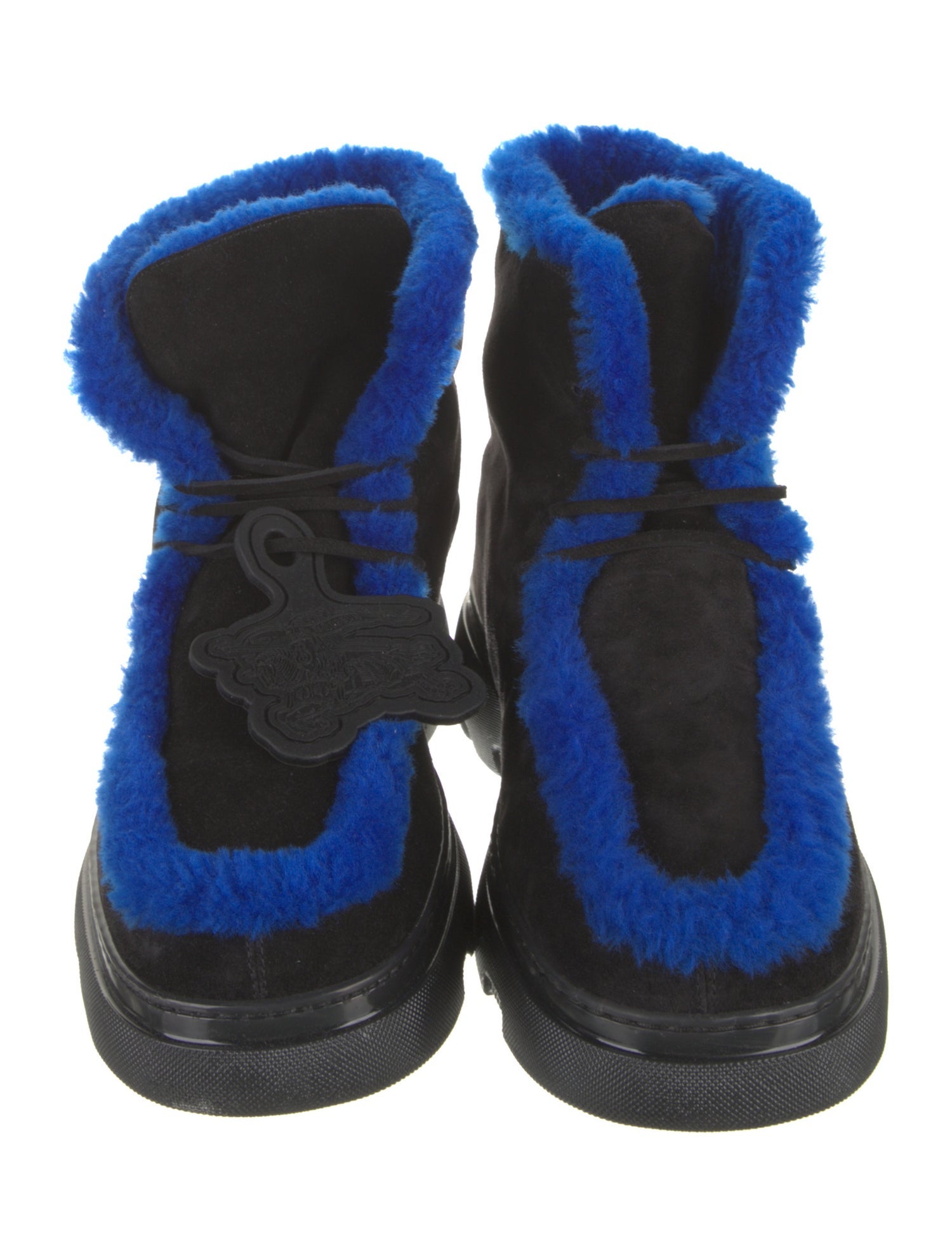 Burberry Prorsum Suede Lace-Up Boots